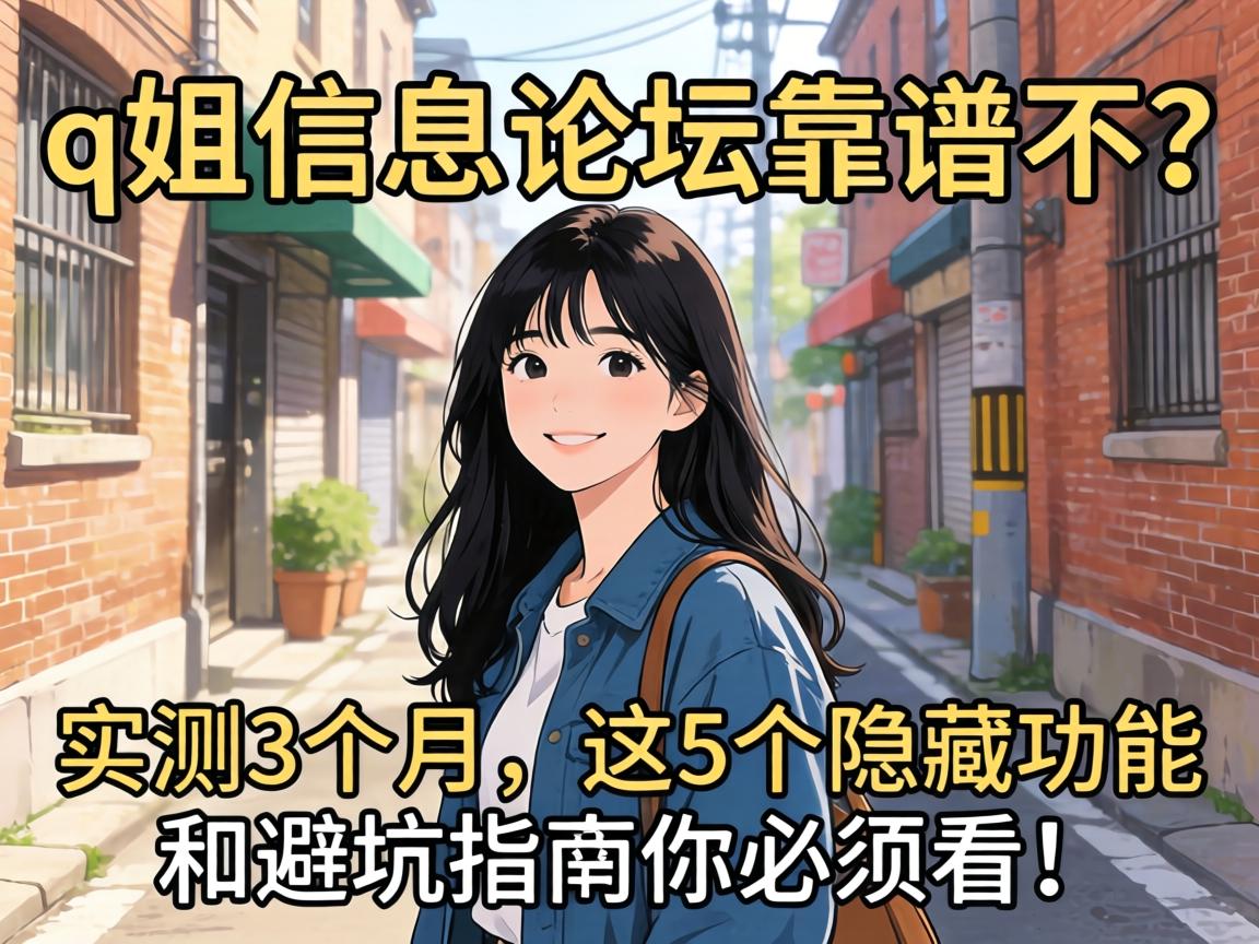 q姐信息论坛靠谱不？实测3个月，这5个隐藏功能和避坑指南你必须看！