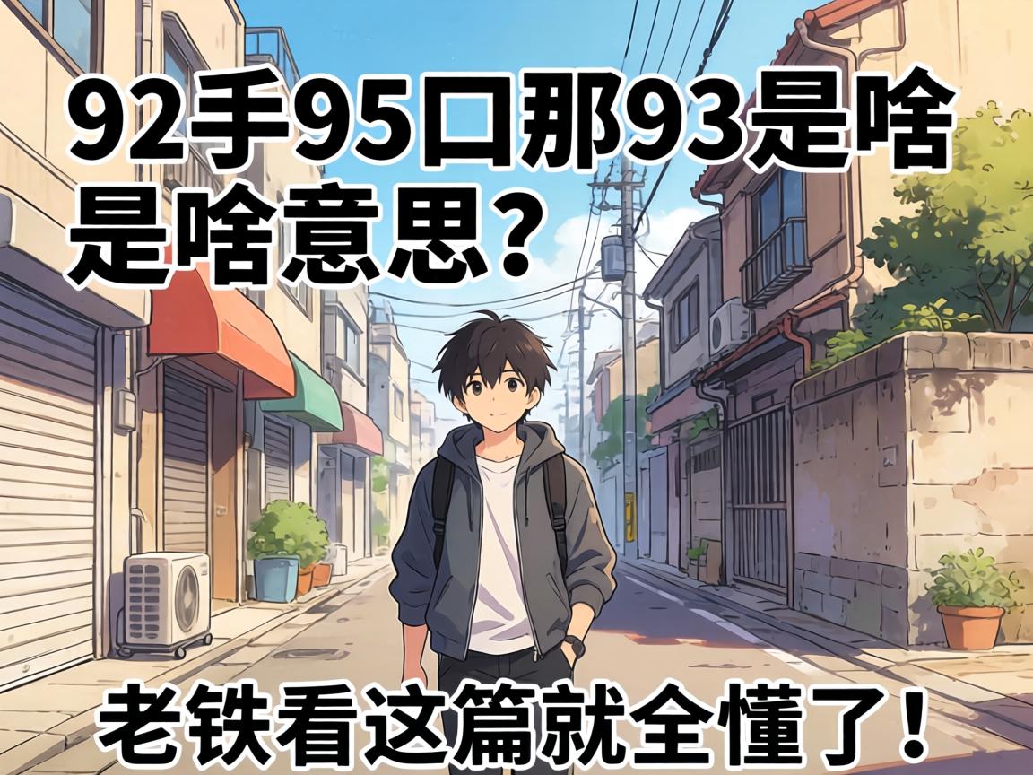 92手95口那93是啥是啥意思？老铁看这篇就全懂了！