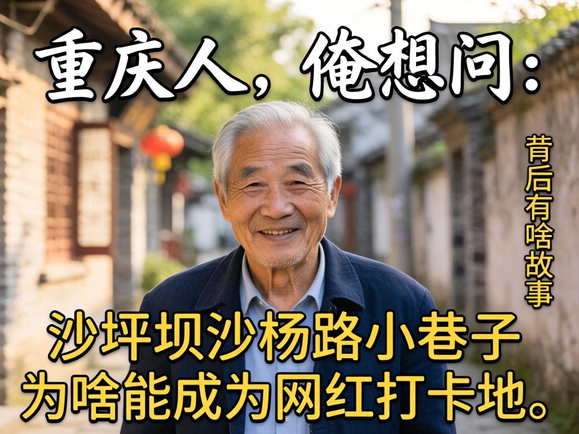 作为一个老重庆人，俺想问：沙坪坝沙杨路小巷子为啥能成为网红打卡地，背后有啥故事？