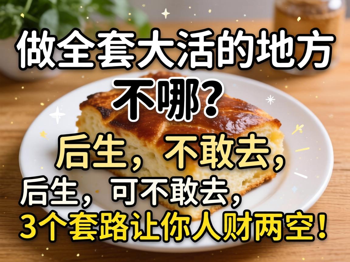 做全套大活的地方在哪?后生,可不敢去,3个套路让你人财两空!