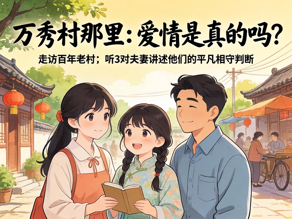 万秀村那里有爱情是真的吗？走访百年老村，听3对夫妻讲述他们的平凡相守