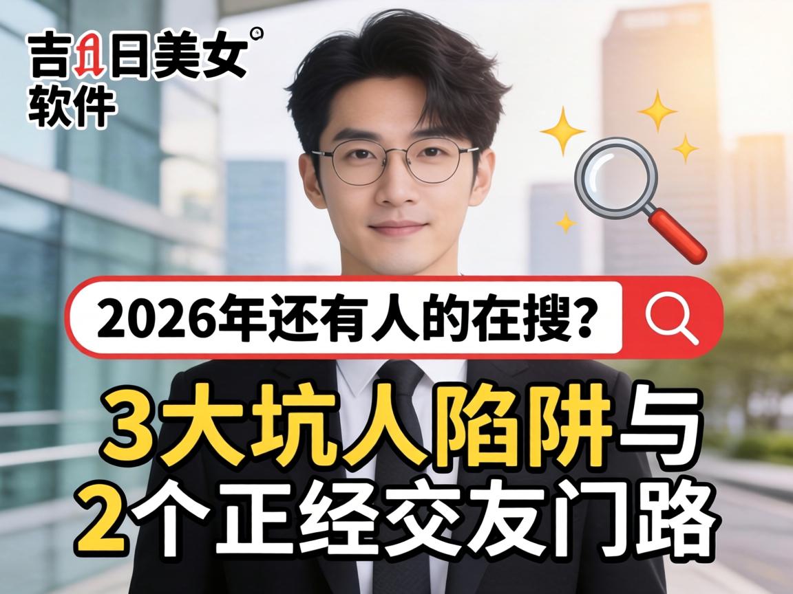男人日美女的软件,2026年还有人在搜?3大坑人陷阱与2个正经交友门路