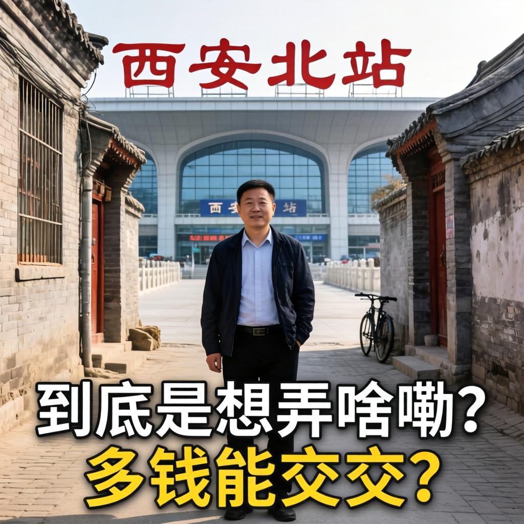 西安北站旁那小巷子里站着的人，到底是想弄啥嘞？多钱能成交？