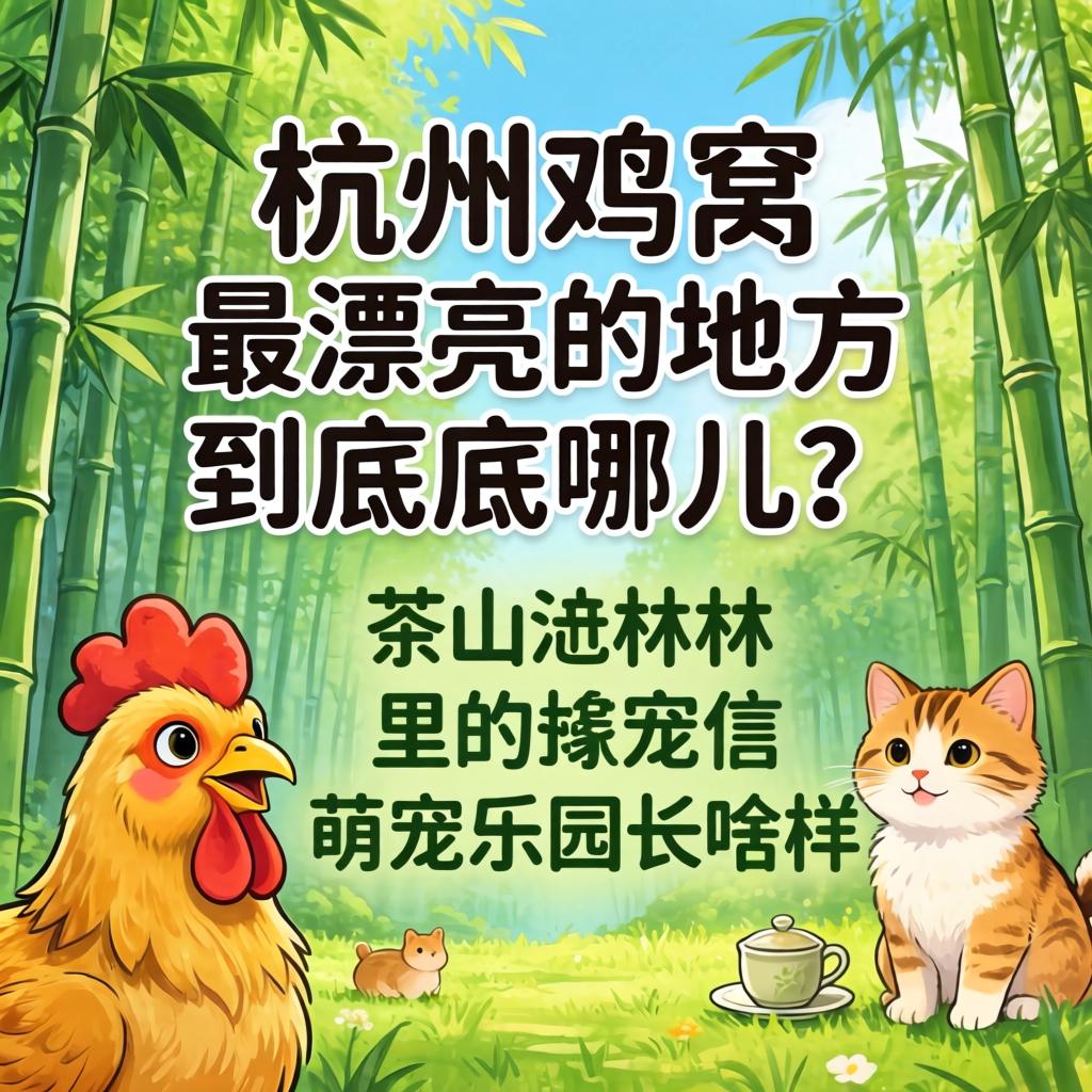 杭州的鸡窝最漂亮的地方到底在哪儿？茶山竹林里的萌宠乐园长啥样？