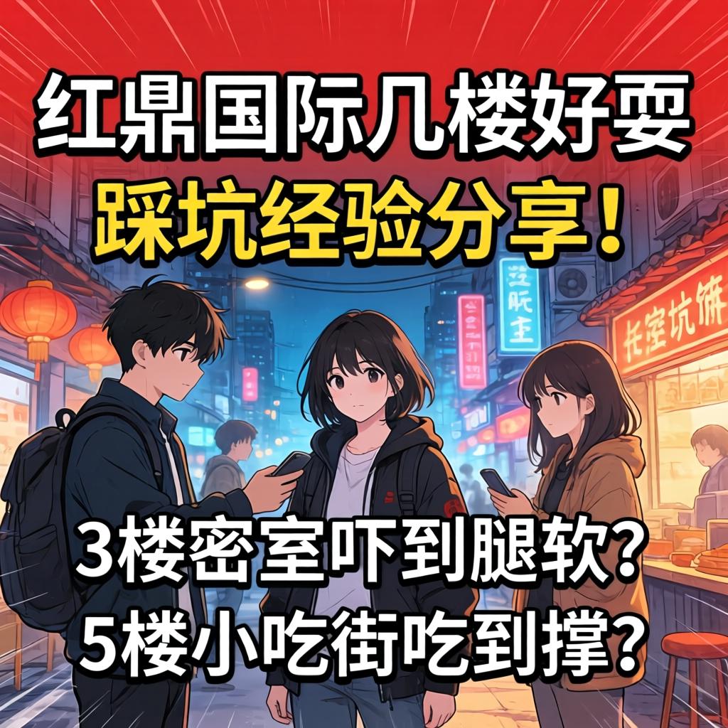 红鼎国际几楼好耍，踩坑经验分享！3楼密室吓到腿软？5楼小吃街吃到撑？